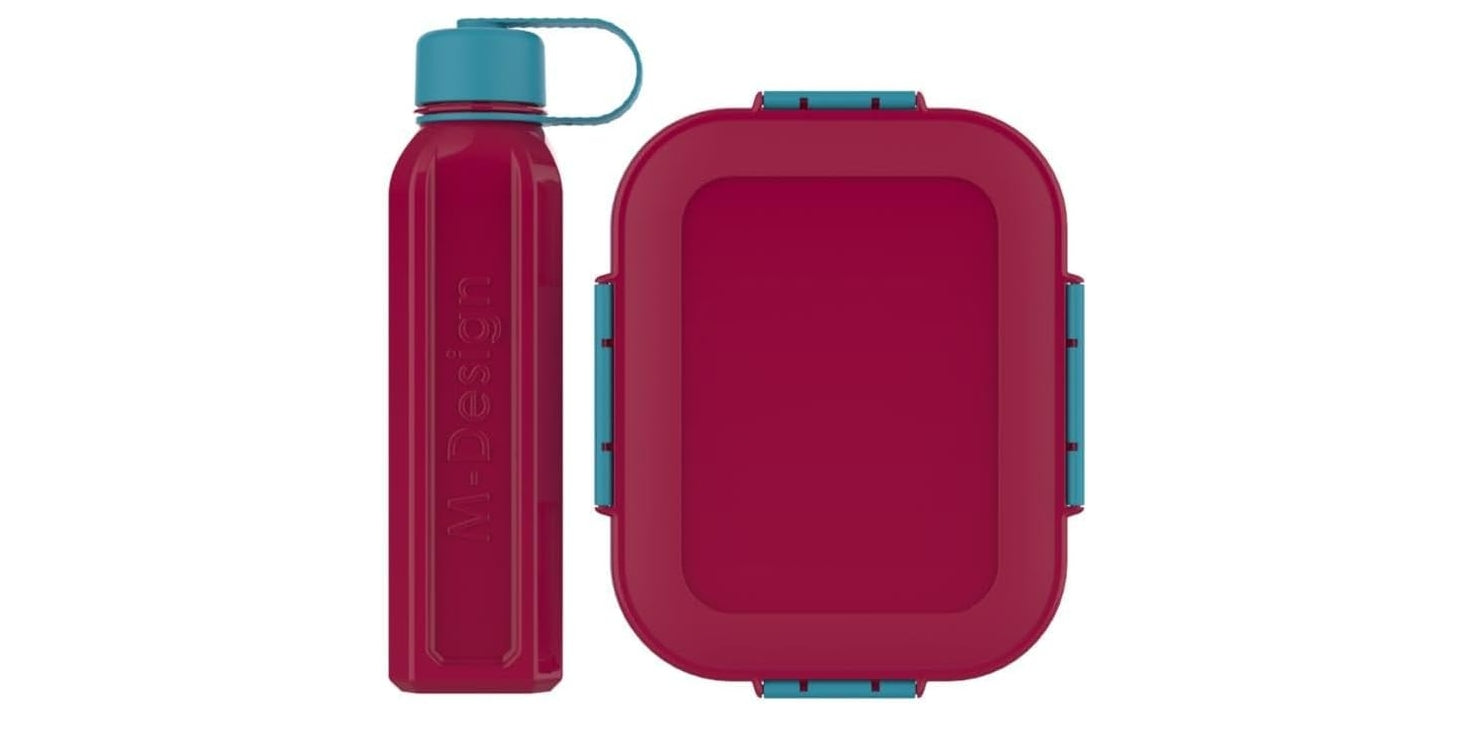 " M-Design Lunch Box with Bottle, 2.1 Liter /800 ml Capacity "