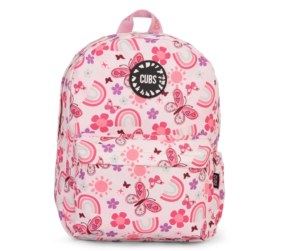 "Cubs Flowers &Rainbows Junior Student Backpack 28L "