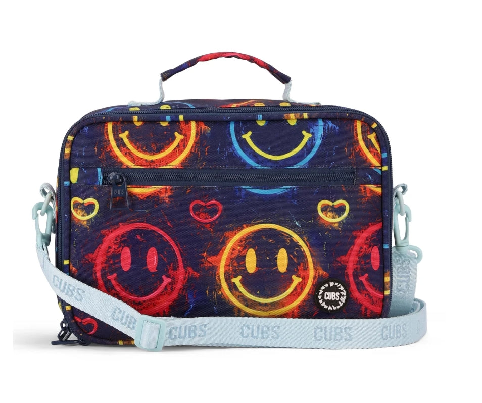 "Cubs Neon Smiles Junior Student Lunch Bag "