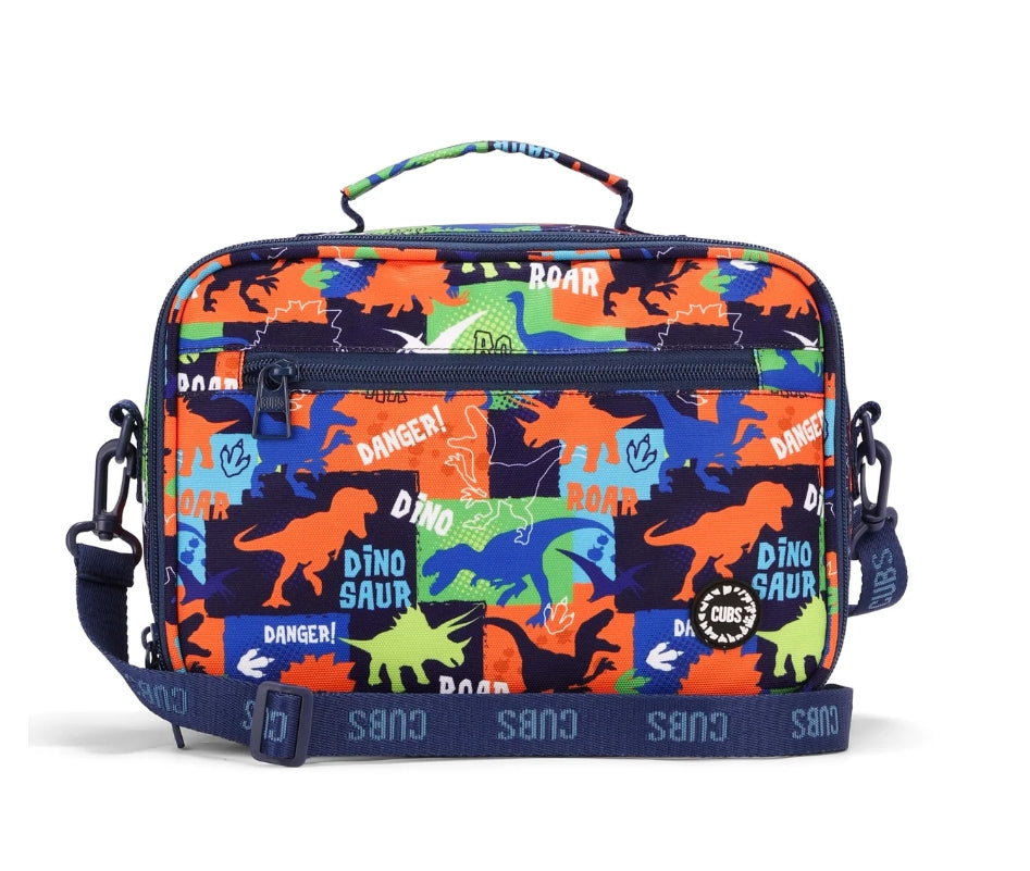 "Cubs Dino Blocks Junior Student Lunch Bag "