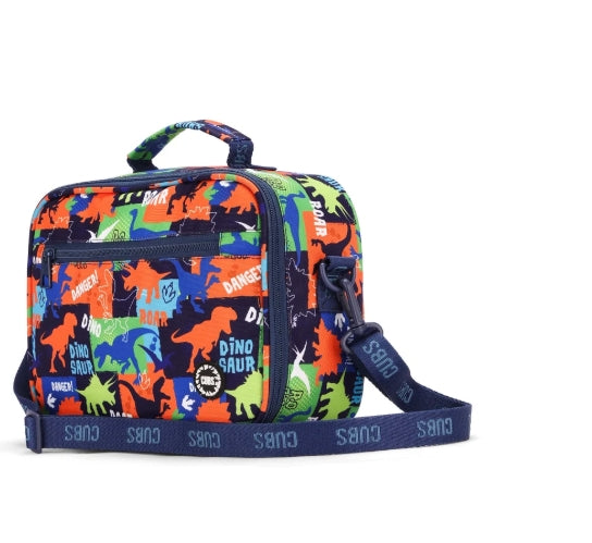"Cubs Dino Blocks Junior Student Lunch Bag "