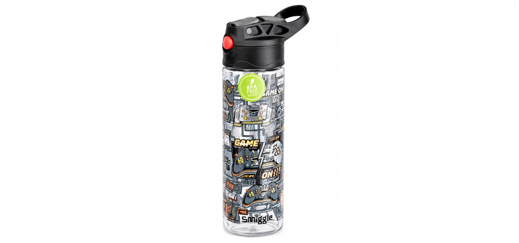 "Smiggle Game On water Bottle - 650 ML "