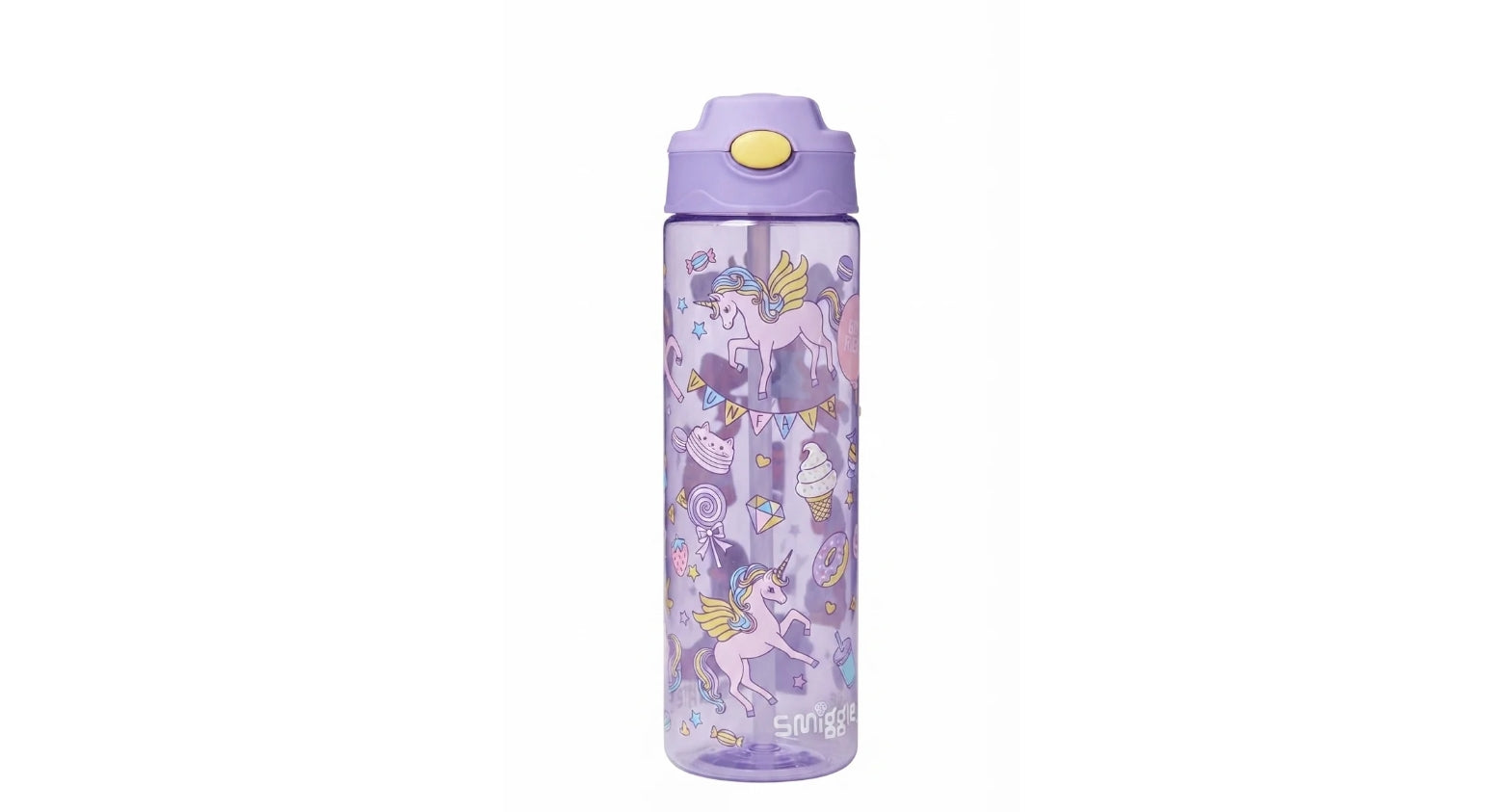 "Smiggle Unicorn water Bottle - 650 ML "