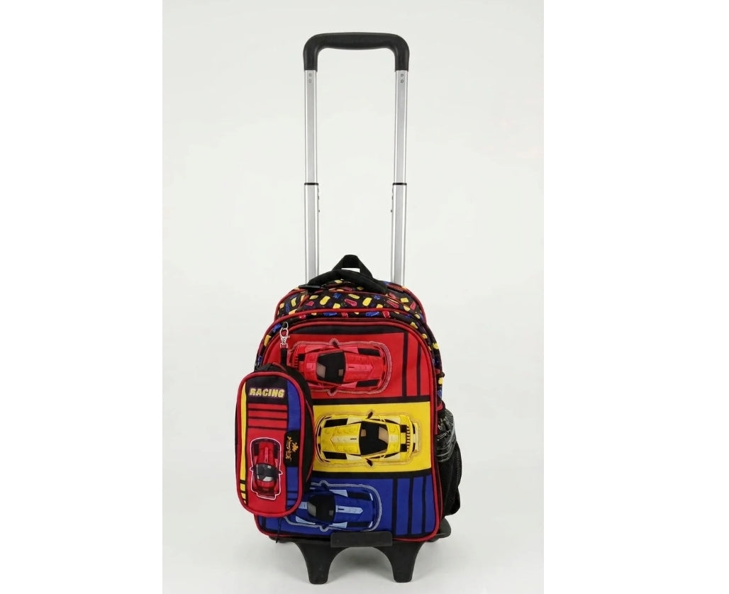 " Glossy-Bird Trolley Backpack Size 17 "