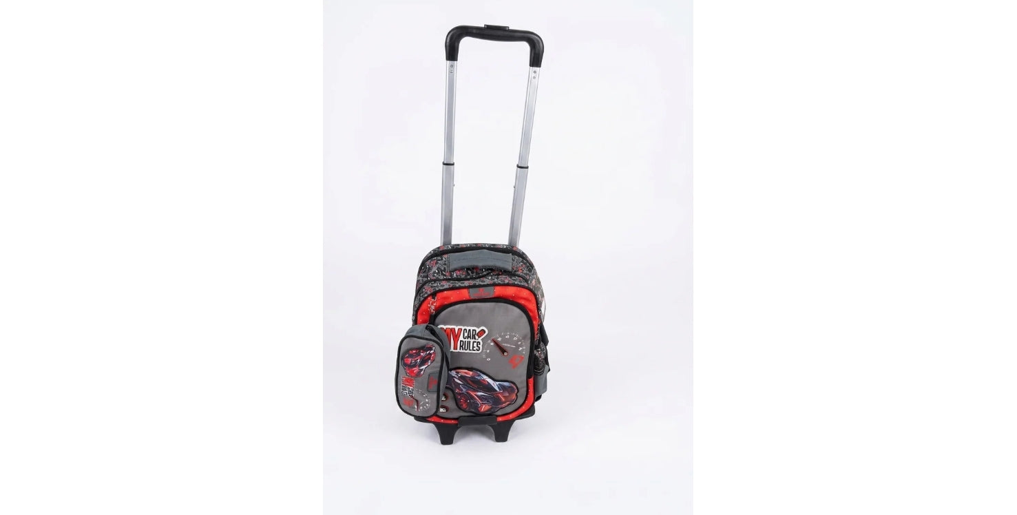 " Glossy-Bird Trolley Backpack Size 17 "