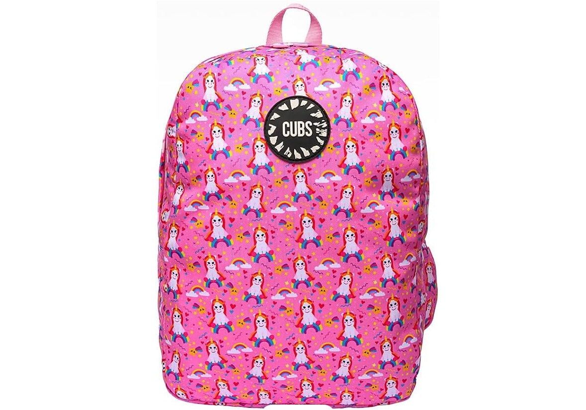 " Cubs Unicorn over the rainbow backpack Big & Basic "