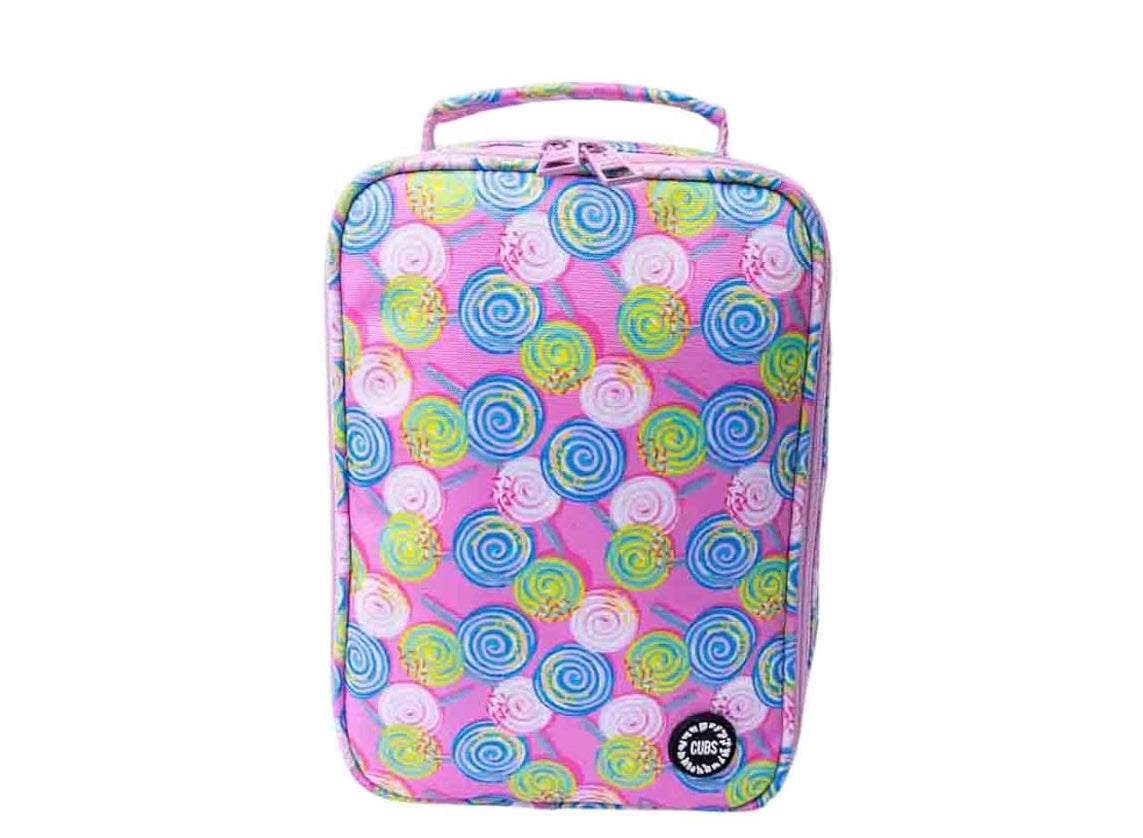 " Cubs Pink Lollipop Lunch bag Big & Basic "