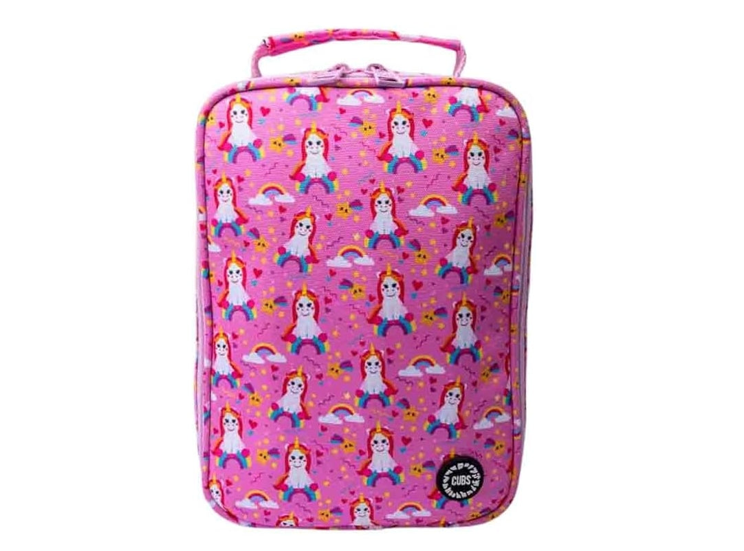 " Cubs PUnicorn over the rainbow Lunch bag Big & Basic "