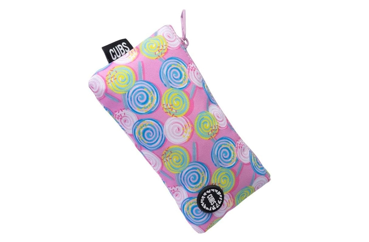 " Cubs Pink Lollipop Pencil case Big & Basic "