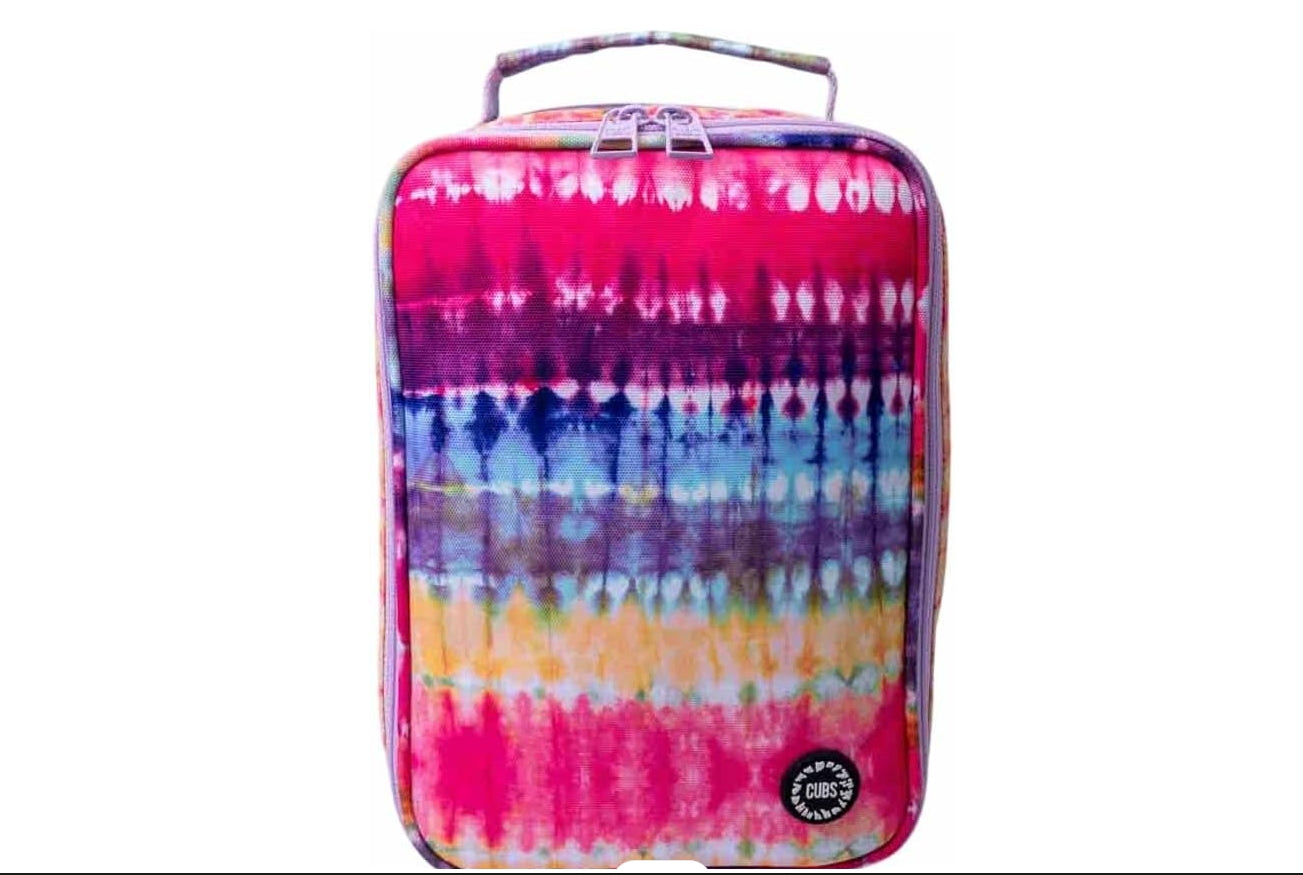 " Cubs Fashion Girl Water Colors Lunch bag Big & Basic "