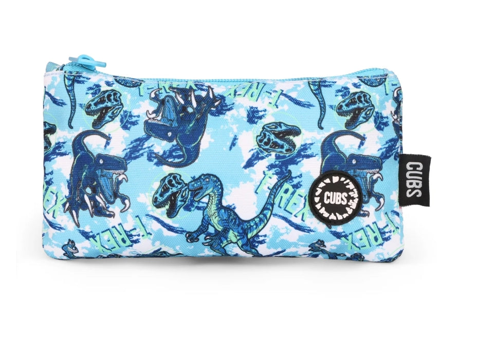 "Cubs Baby Blue Rex Big & Basic Pencil Case "