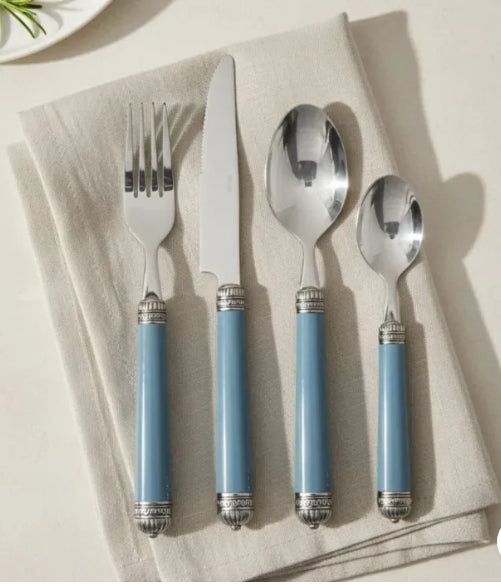 "ZINNIA Fork, Spoon & Knife Set -24 Pieces -"