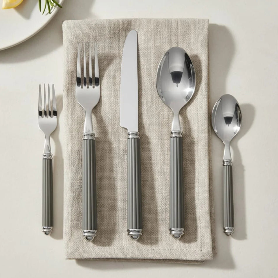 "ZINNIA Fork, Spoon & Knife Set -30 Pieces -"