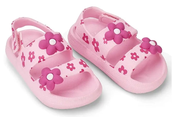 CUBS Pink Flowers Kids Sandal - Regular 2026