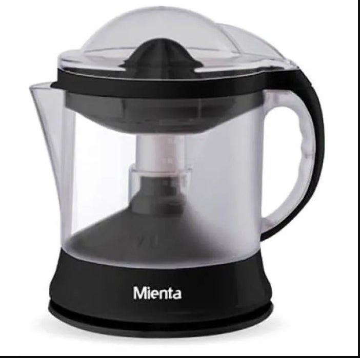 " Mienta Citrus Press, 1 Liter, 40 Watt, Clear Black - CP10308B "
