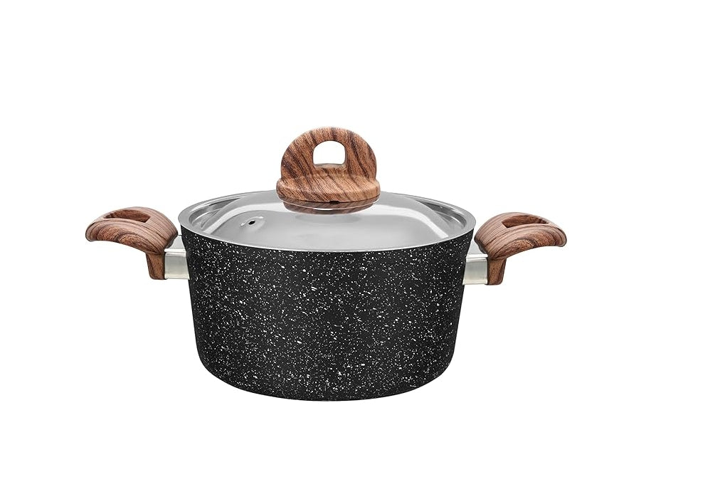 " Homi Plus Non-stick Pot 2 handle 24CM "