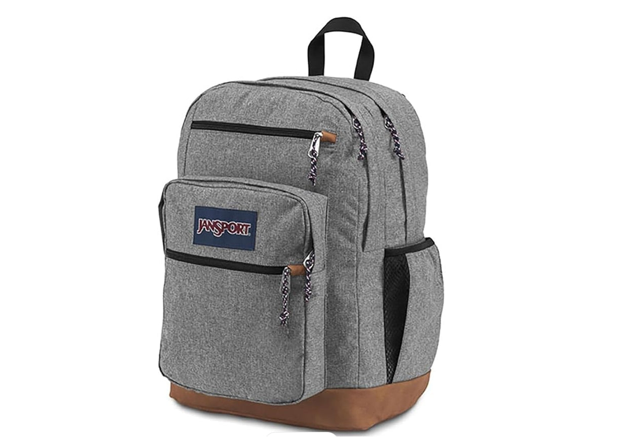"JANSPORT Unisex Cool Student Classic school bag Gray "
