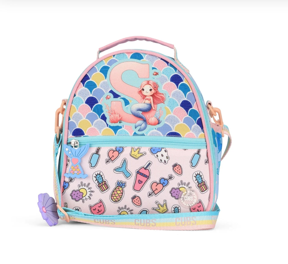 "Cubs Blue Mermaid Pre-School Lunch Bag S "