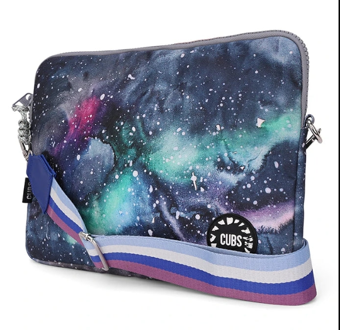 CUBS Grey Galaxy Laptop Sleeves شنطة - Regular 2026