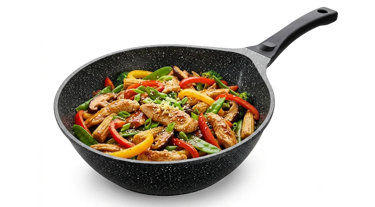 " Homi Die-Cast Wok 28 cm "