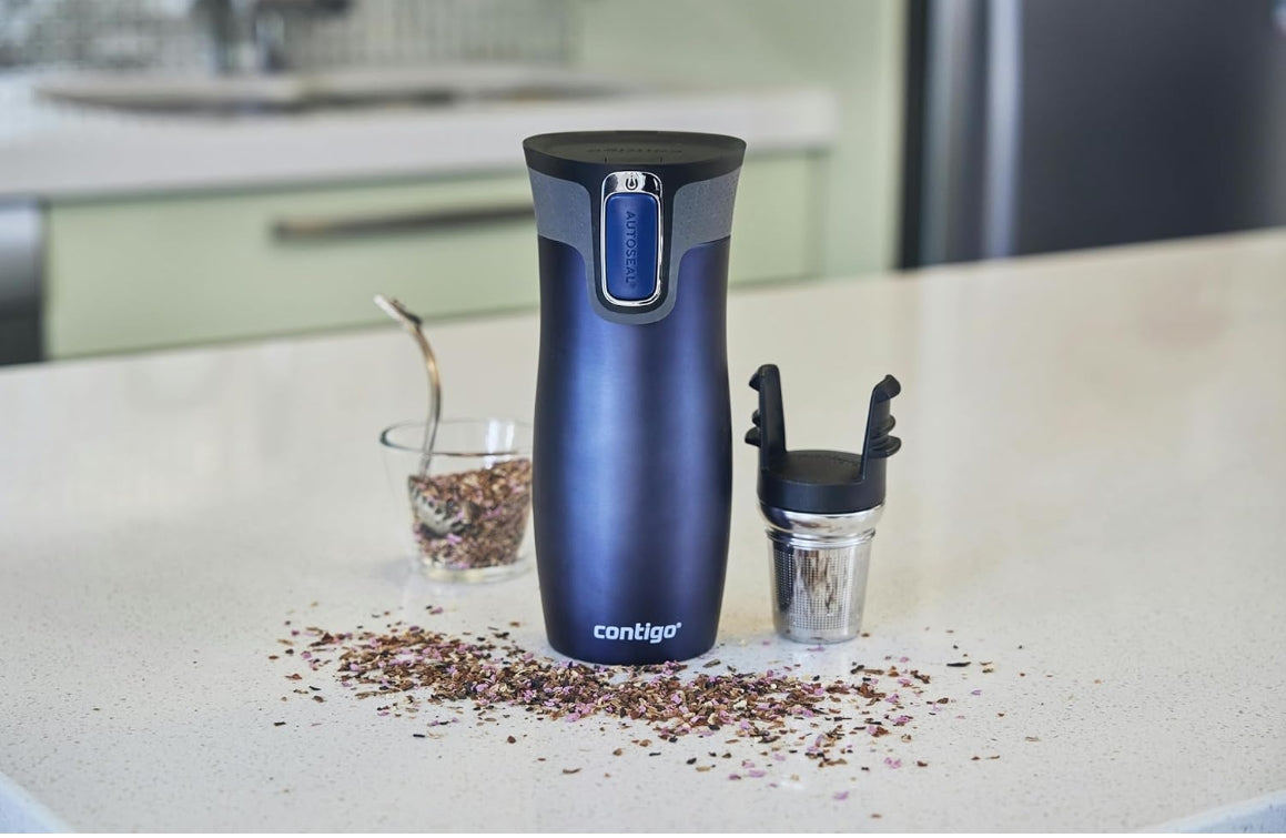 " Contigo Travel Mug Stainless Steel 470 ml West Loop Monaco "