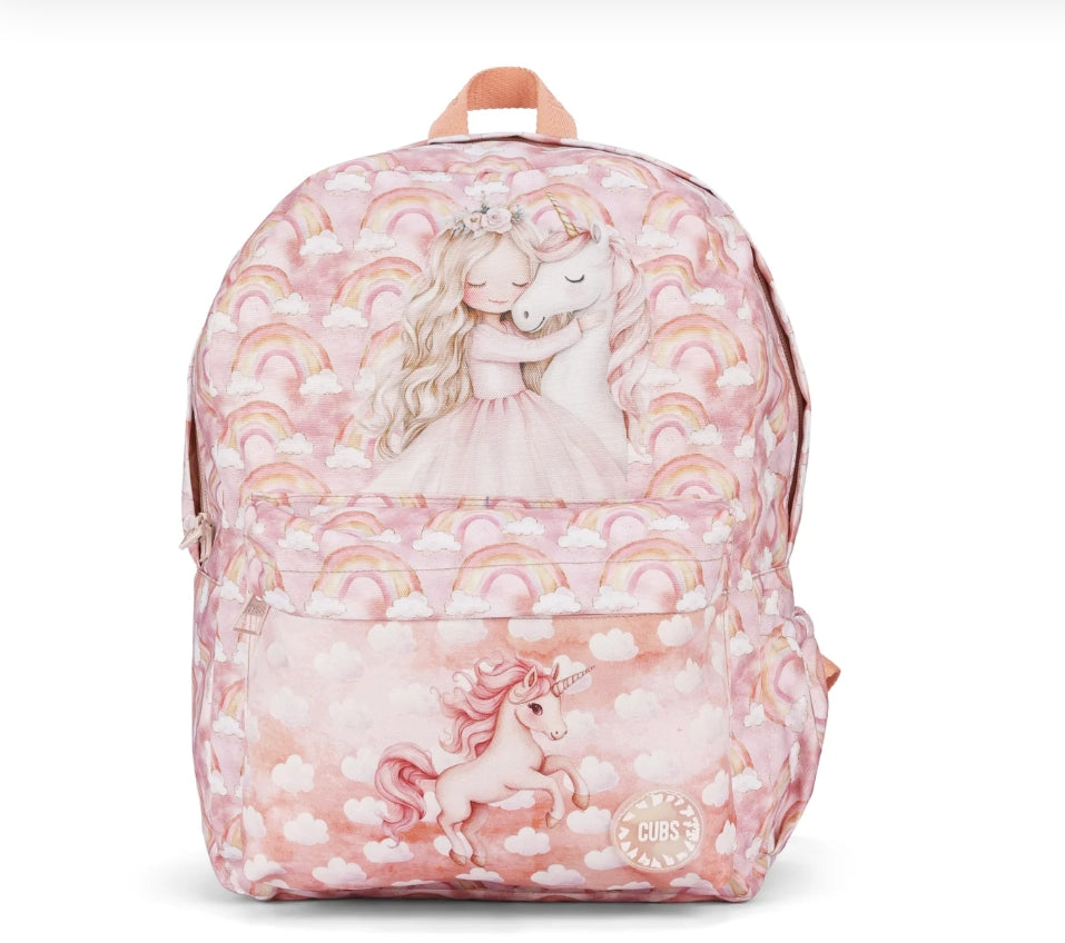 "Cubs Princess &unicorn Junior Student BackPack 28L"