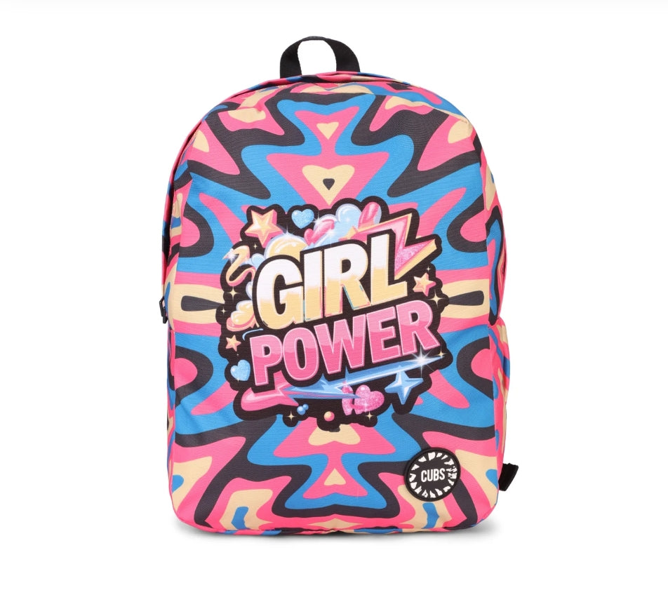 "Cubs Girl Power Black Big & Basic Backpack 30L "