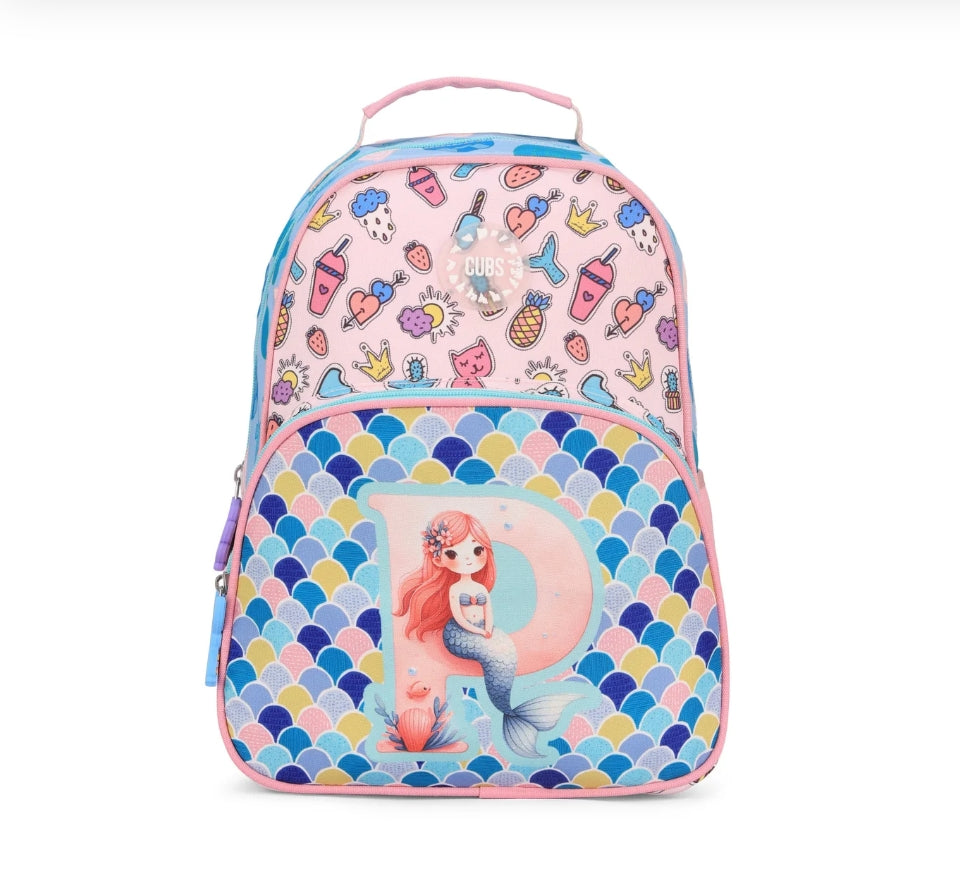 "Cubs Blue Mermaid Pre-School Backpack P 20 L "