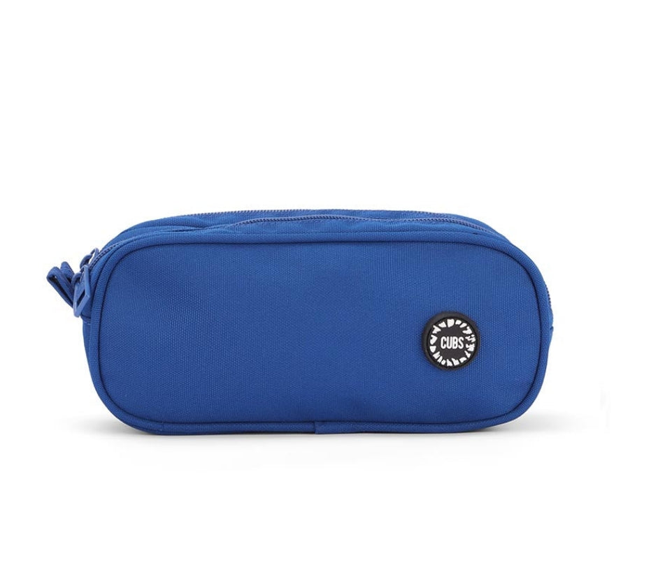 "Cubs True Blue Double Zipper Pincel Pencil Case "