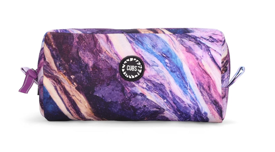 " CUBS Purple Swirl Senior Pencil case "