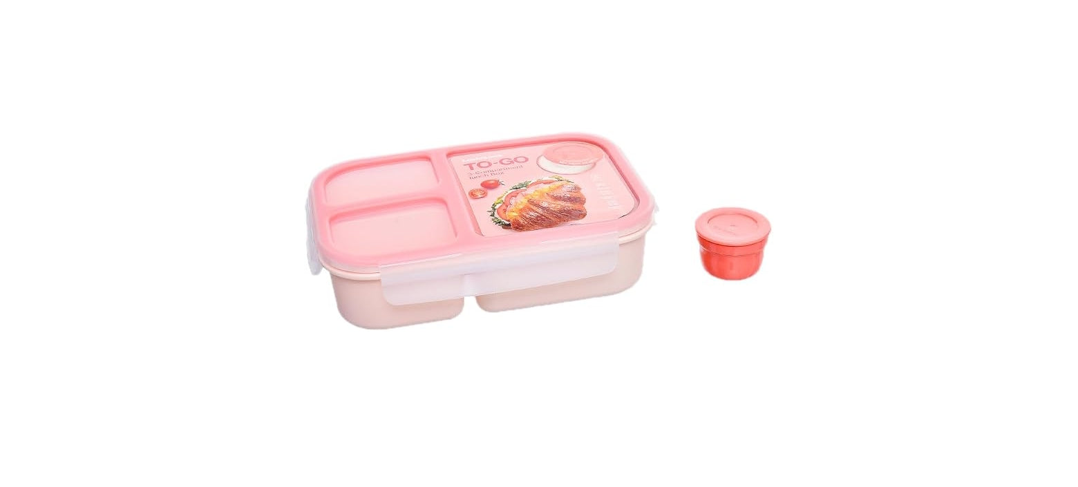 " Lock& Lock divided lunch box 1.5 L- Pink "
