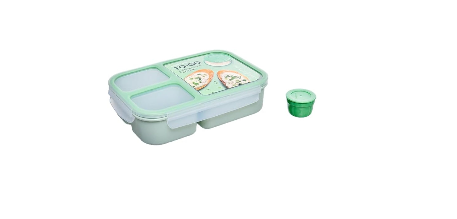 " Lock & Lock divided lunch box 1.5L - Mint "