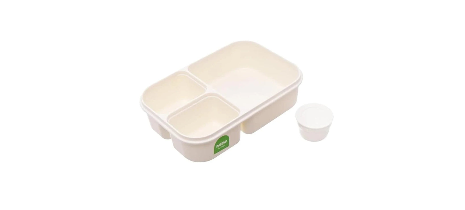 " Lock & Lock divided lunch box 980ML White HPL781W "