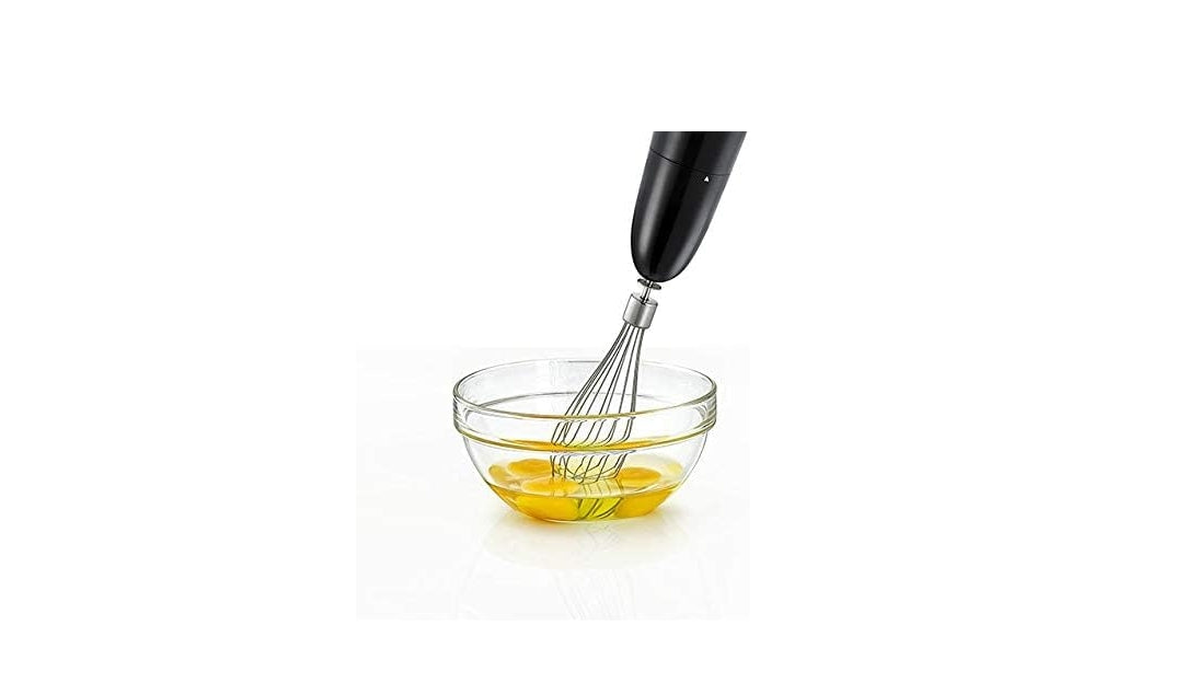 " Black+Decker 600W 3-in-1 Hand Blender with Chopper, Black - HB600-B5"