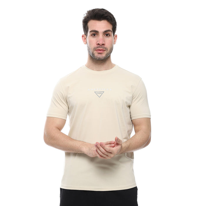 Regular Fit T-Shirt Beige