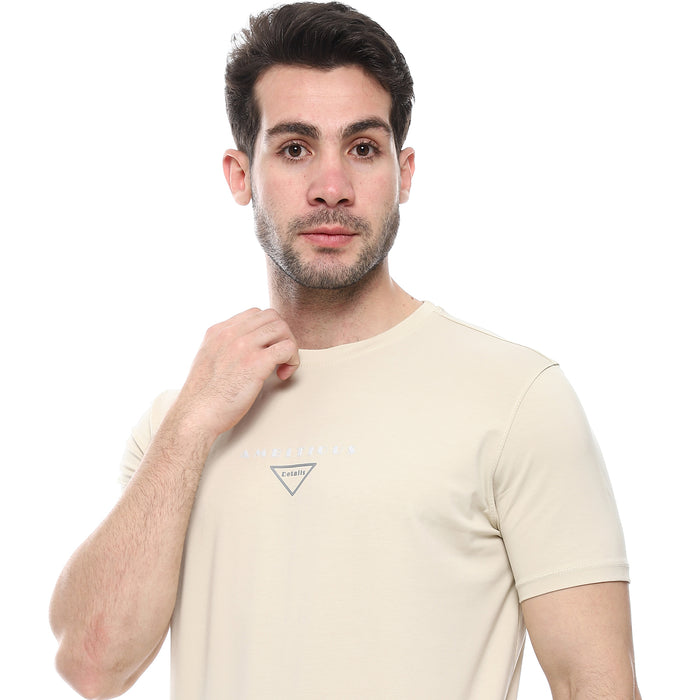 Regular Fit T-Shirt Beige