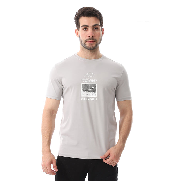 Regular Fit T-Shirt Silver