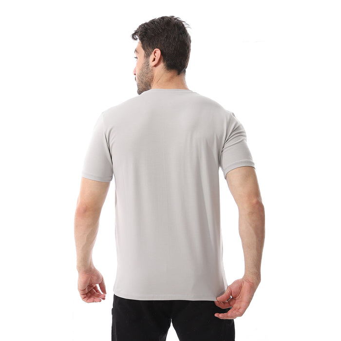 Regular Fit T-Shirt Silver