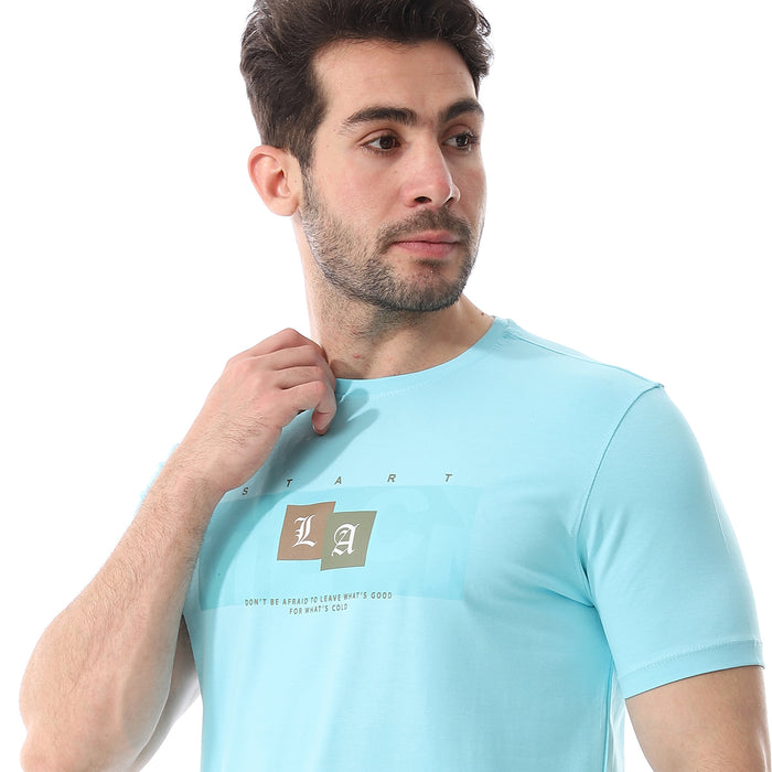 Regular Fit T-Shirt Turquoise