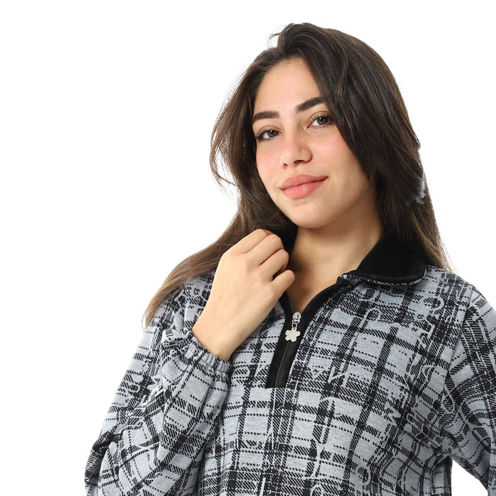 Womens plaid Pyjama