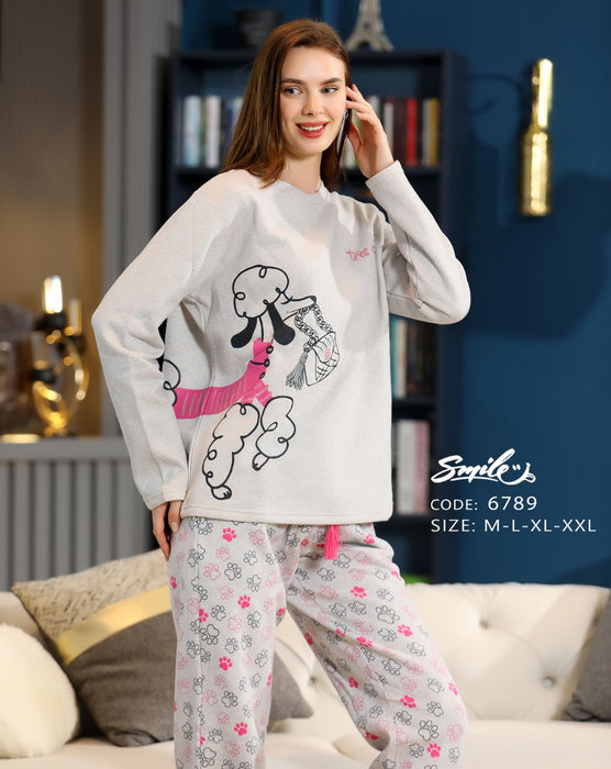 Winter Pajama set with sleeves and pants