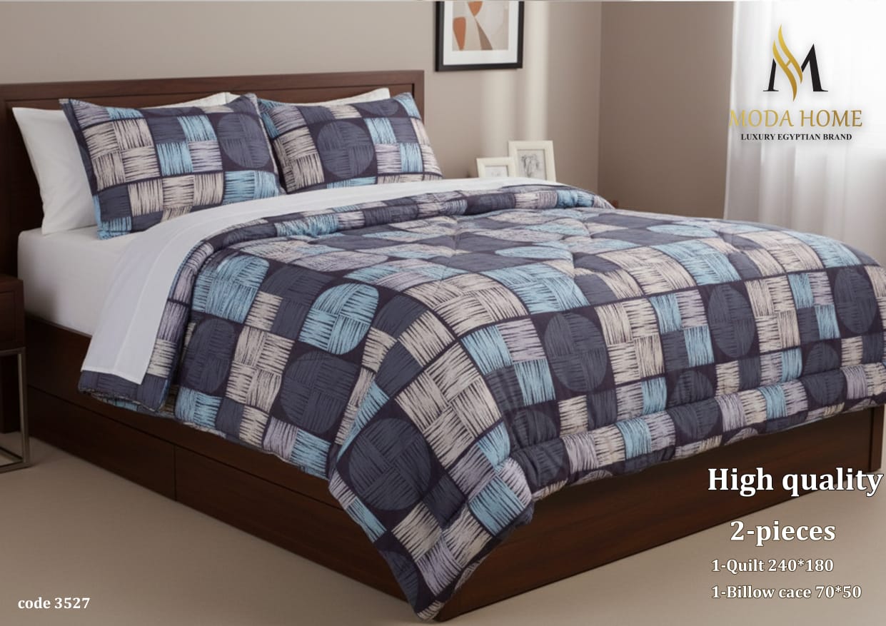 High-quality single microfiber comforter set (2 Pillowcase)