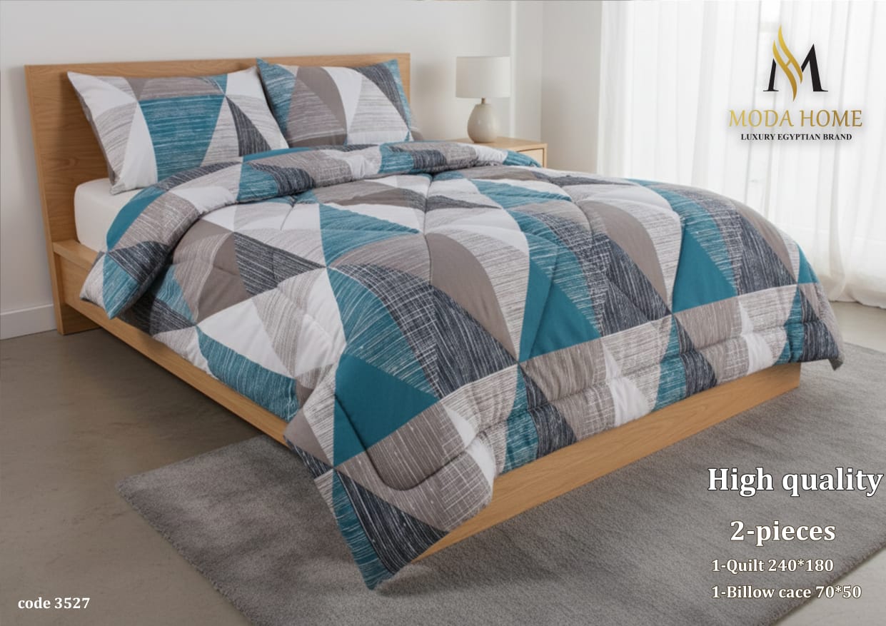 High-quality single microfiber comforter set (2 Pillowcase)