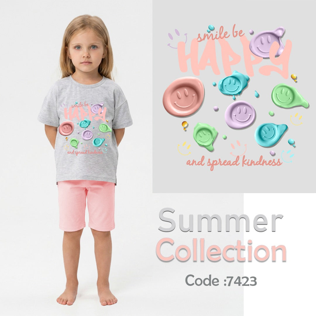 "HAPPY SMILE SHORT PAJAMAS"