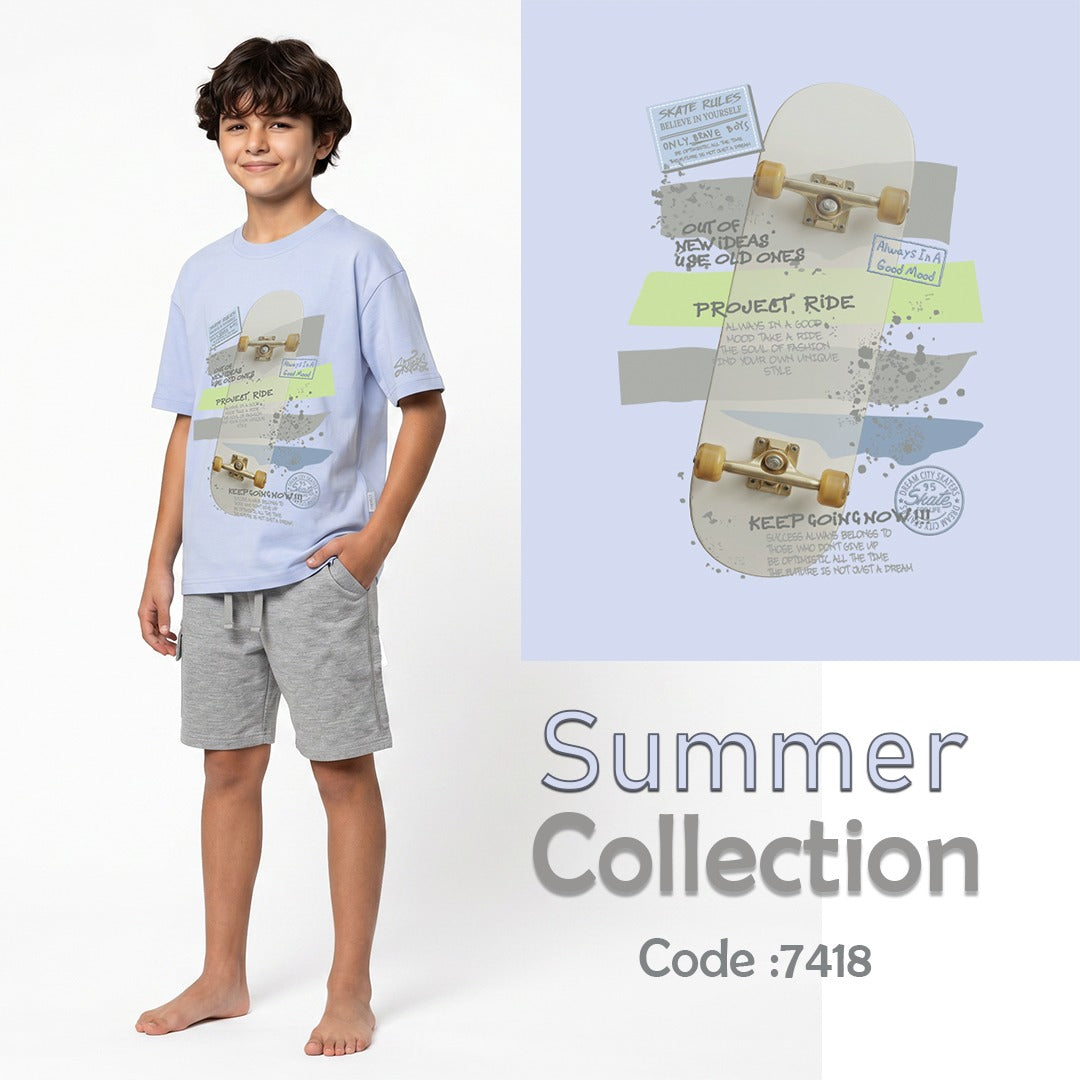 "SKATEBOARD R.NEC&SHORT PAJAMAS"