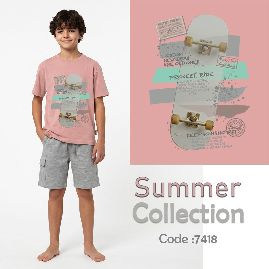 "SKATEBOARD R.NEC&SHORT PAJAMAS"