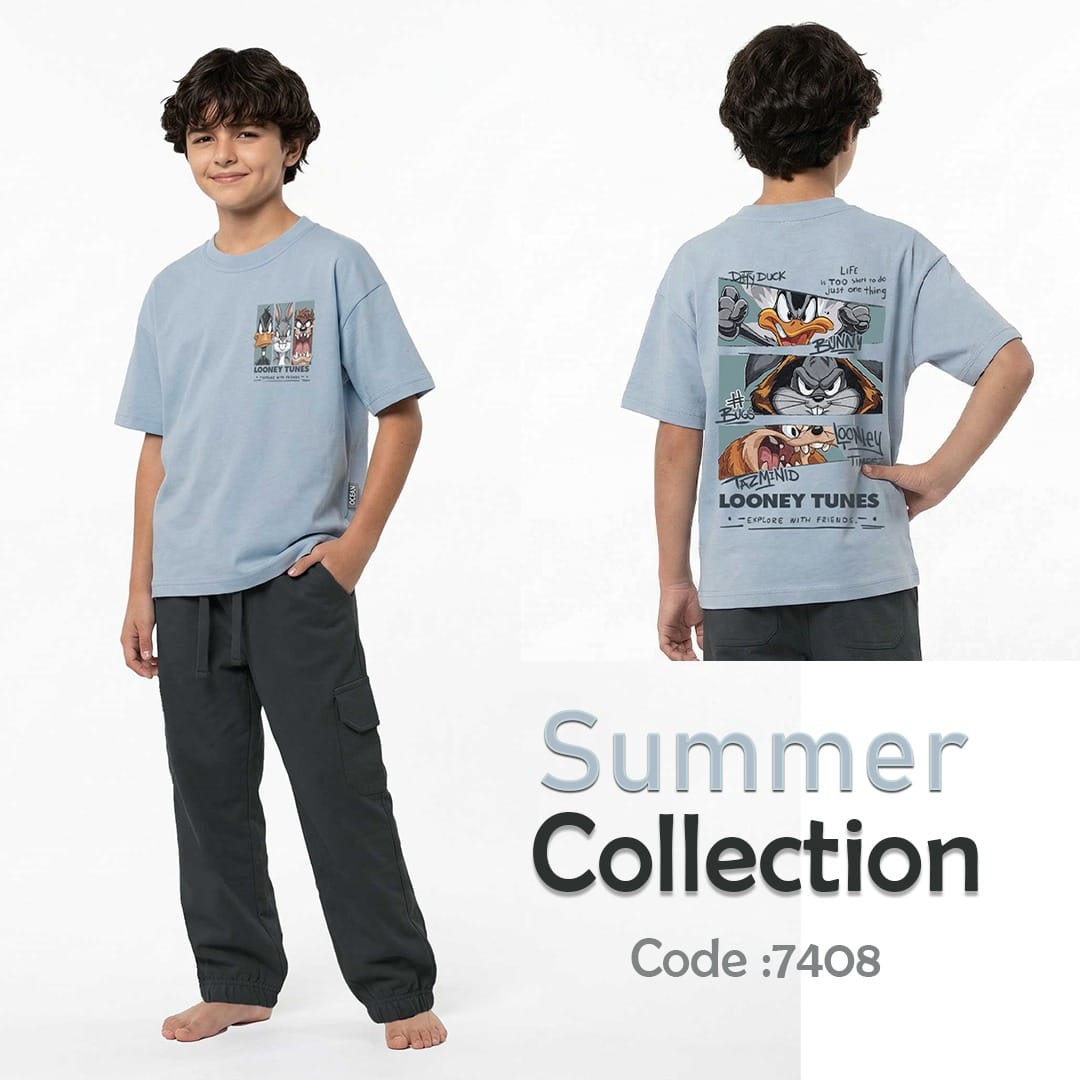 "LOONEY TUNES R.NECK PAJAMAS"