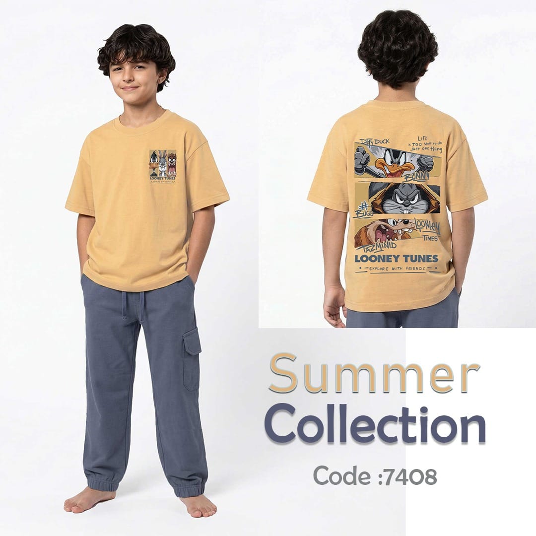 "LOONEY TUNES R.NECK PAJAMAS"