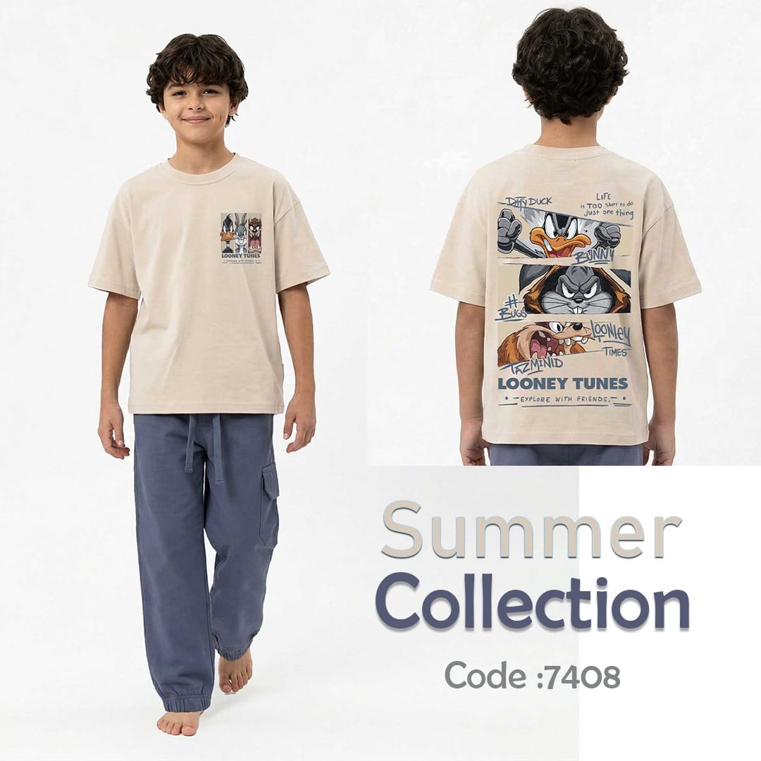 "LOONEY TUNES R.NECK PAJAMAS"