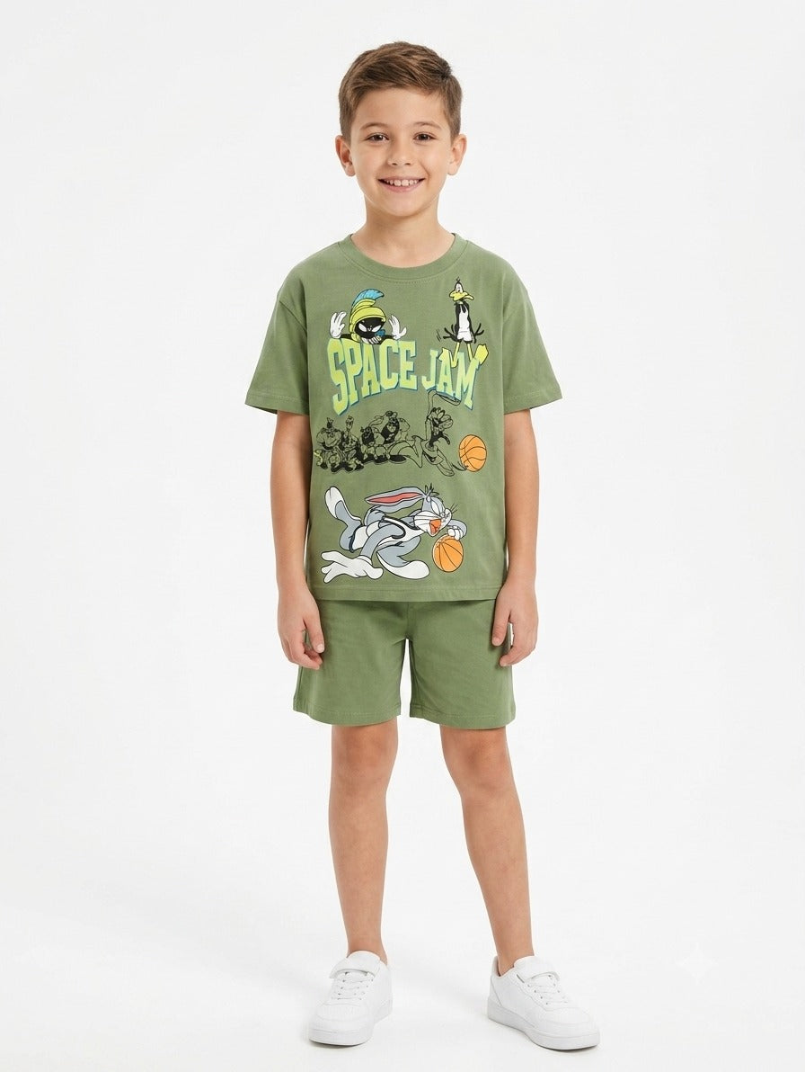 "SPACE JAM SHORT PAJAMA"